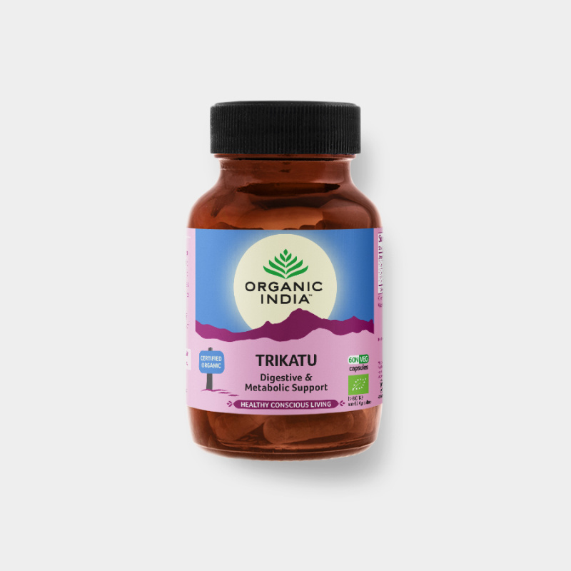 ORGANIC INDIA Trikatu, Organic India, 60 kapslí