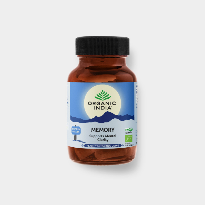 ORGANIC INDIA Memory, Organic India, 60 kapslí