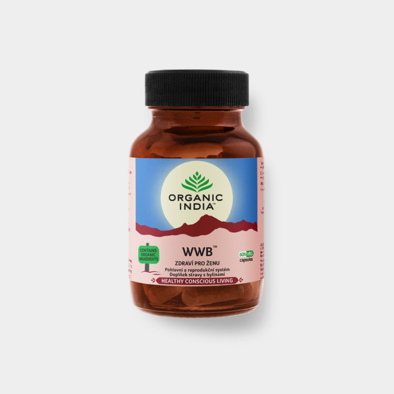 ORGANIC INDIA Zdraví pro ženu, Organic India, 60 kapslí