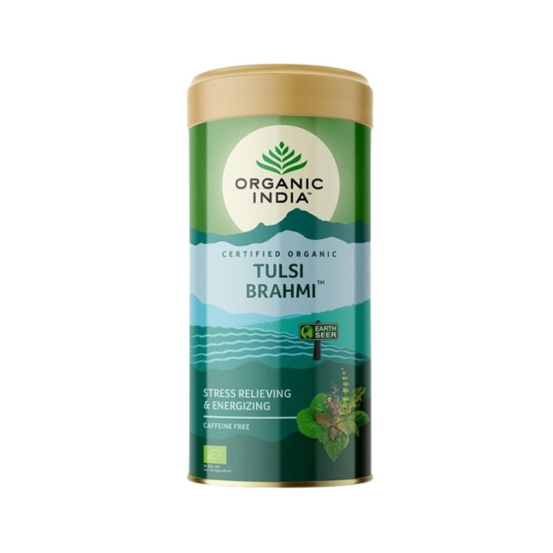 Organic India Tulsi Brahmi BIO, plech 100 g