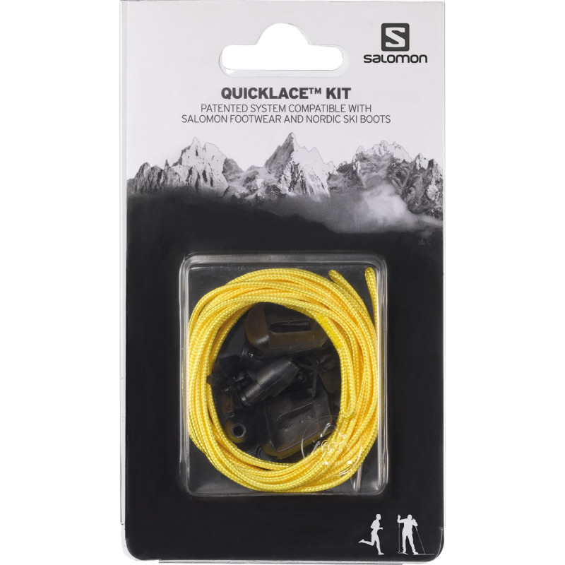 Salomon Qicklace Kit, tkaničky, žlutá