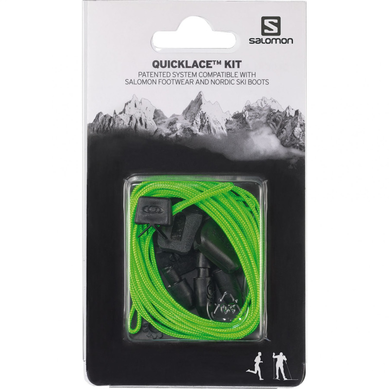 Salomon Quicklace Kit, tkaničky, zelená