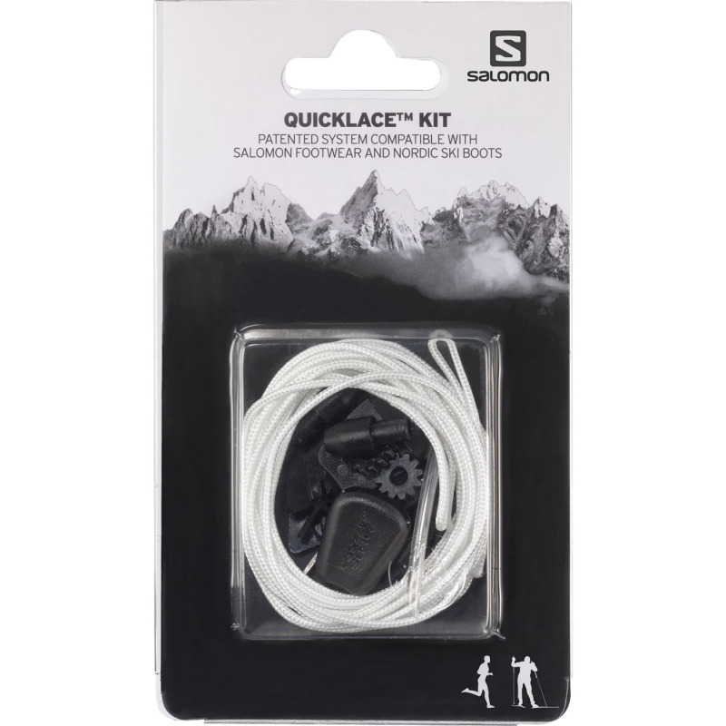 Salomon Quicklace Kit, tkaničky, bílá