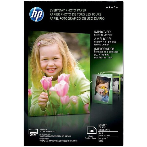 HP Everyday SG A4 100SH FSC Photo Paper