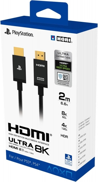 Ultra rychlý HDMI 2.1 kabel 8K pro PlayStation 5 HORI