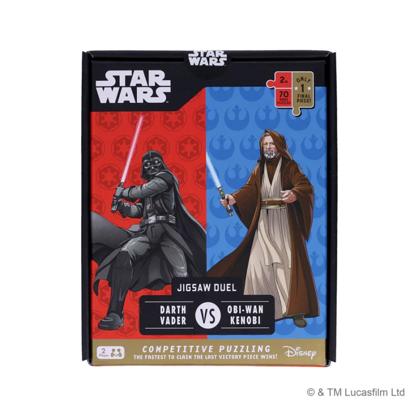RIDLEY'S GAMES Puzzle Duel Star Wars: Darth Vader vs Obi-Wan Kenobi 2x70 dílků