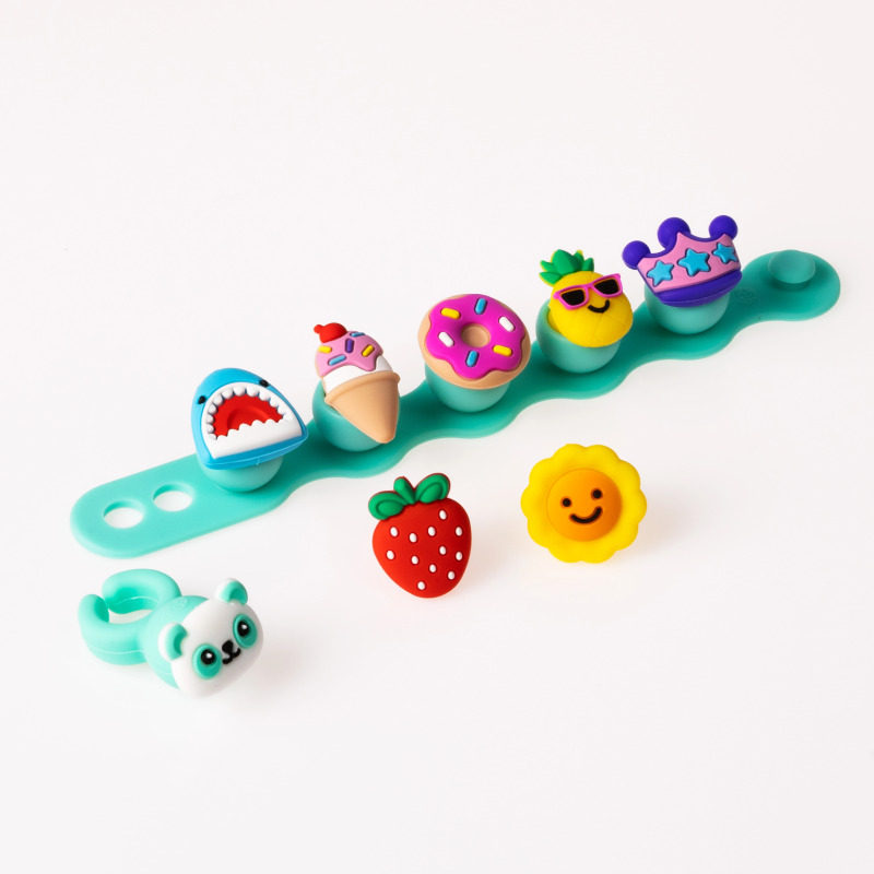 Plip Charms silikonový náramek a prstýnek