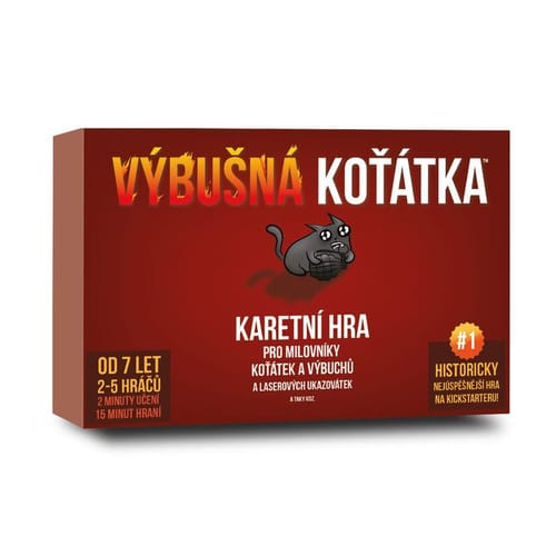 Výbušná Koťátka Karetní Hra