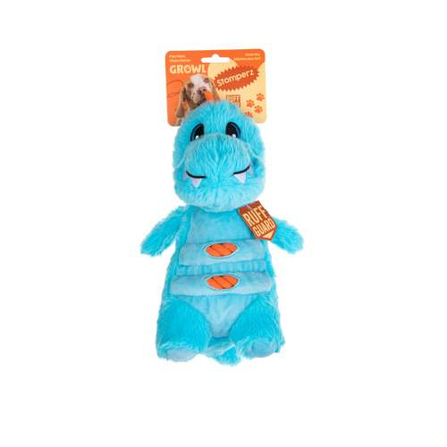 Hračka pro psy - Growl Stomperz Terry the Blue Tyrannosaurus Rex