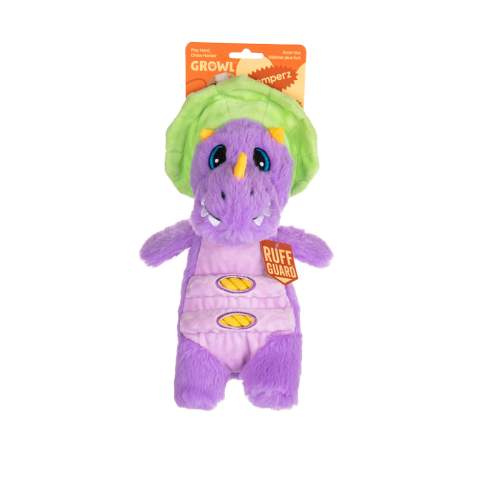 Hračka pro psy - Growl Stomperz Benny the Purple Brachiosaurus