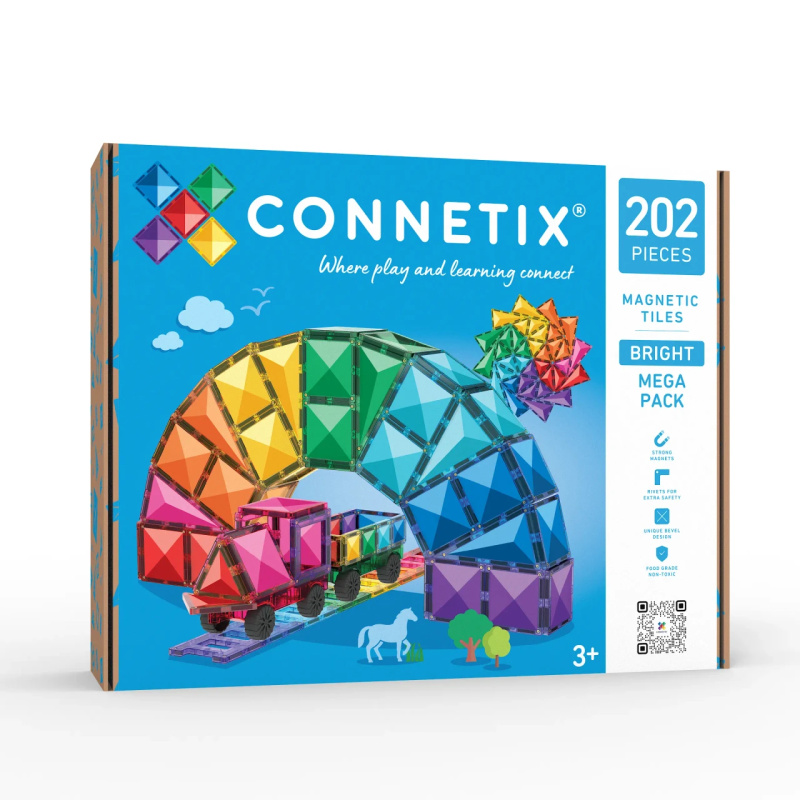 Magnetická stavebnice Bright Mega Pack 202 dílků