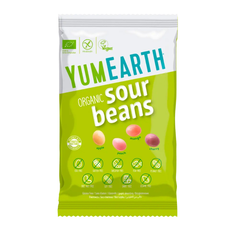 YumEarth BIO Kyselé želé bonbony 50 g