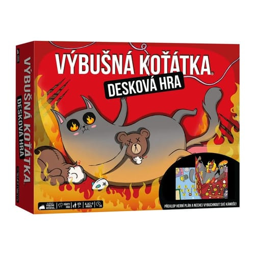Výbušná koťátka: Desková hra