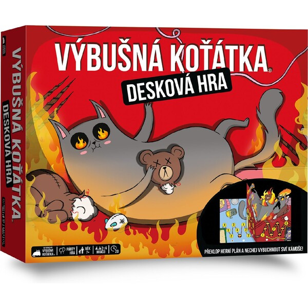 Výbušná koťátka: Desková hra