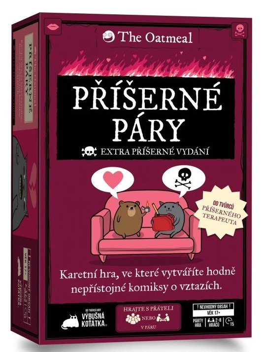 Blackfire Příšerné páry – karetní hra s komiksy The Oatmeal
