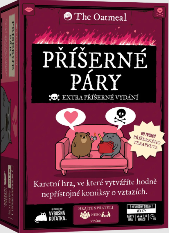 Blackfire Příšerné páry – karetní hra s komiksy The Oatmeal