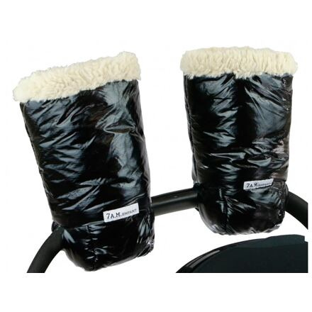7AM Enfant RUKAVICE na kočárek Black Polar