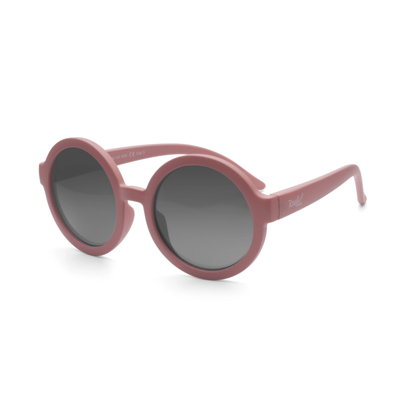 Dětské kulaté sluneční brýle Vibe Matte Mauve
