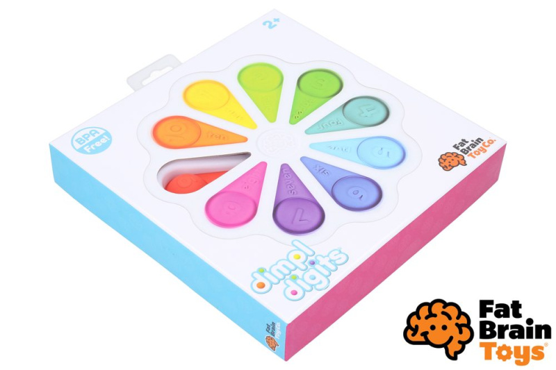 Fat Brain Toys polštářky s čísly Dimpl digits