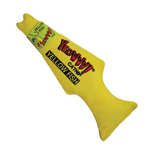 Hračka pro kočky - Yeowww! Yellow Fish