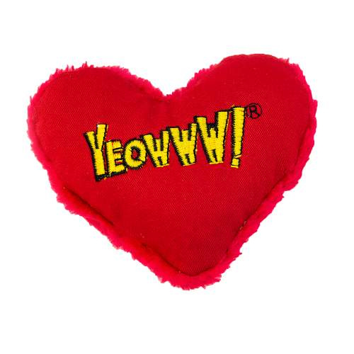 Hračka pro kočky - Yeowww! Hearrrt Attack 10 cm