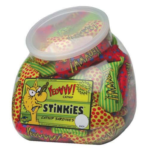Hračka pro kočky - Yeowww! Fishbowl of Stinkies (51 pcs.)