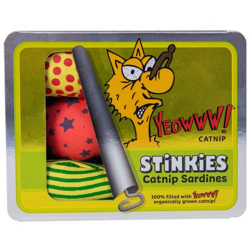Hračka pro kočky - Yeowww! Stinkies Catnip Sardines Trio