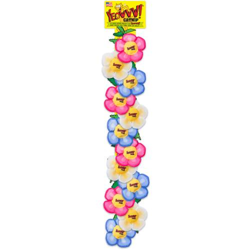 Hračka pro kočky - Yeowww! Display Strip Daisy's Flower Top 12 pcs.