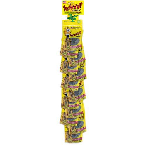 Hračka pro kočky - Yeowww! Display Strip Catnip 12 pcs.