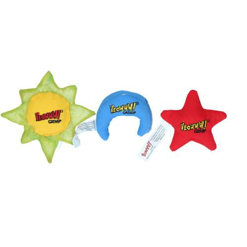 Hračka pro kočky - Yeowww! Sun Moon and Stars