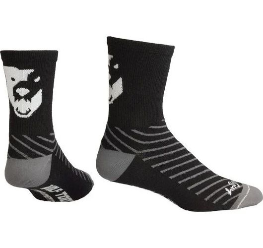 Cyklistické merino ponožky WOLF TOOTH černá Velikost: S/M