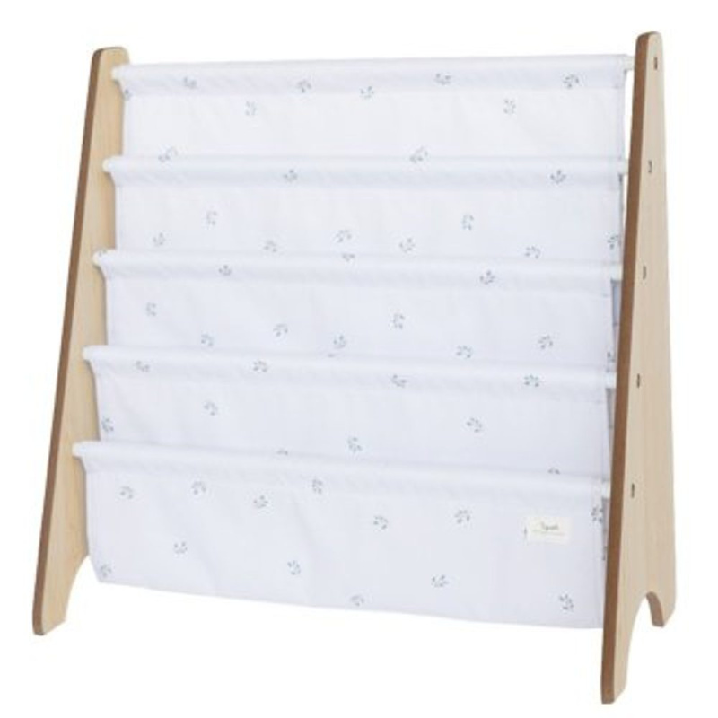 3 SPROUTS Stojan na knížky Recycled Blueberry/Ivory