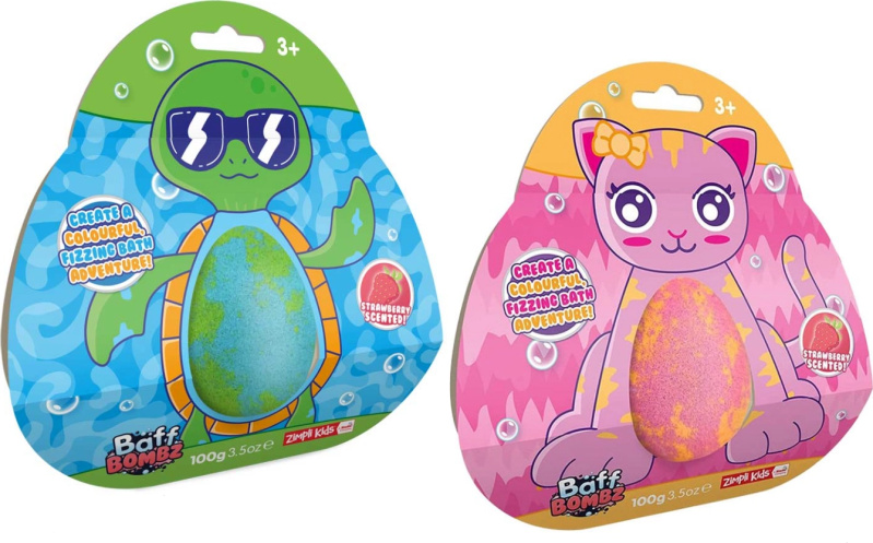 Šumivá bomba do koupele s jahodovou vůní ZIMPLI KIDS