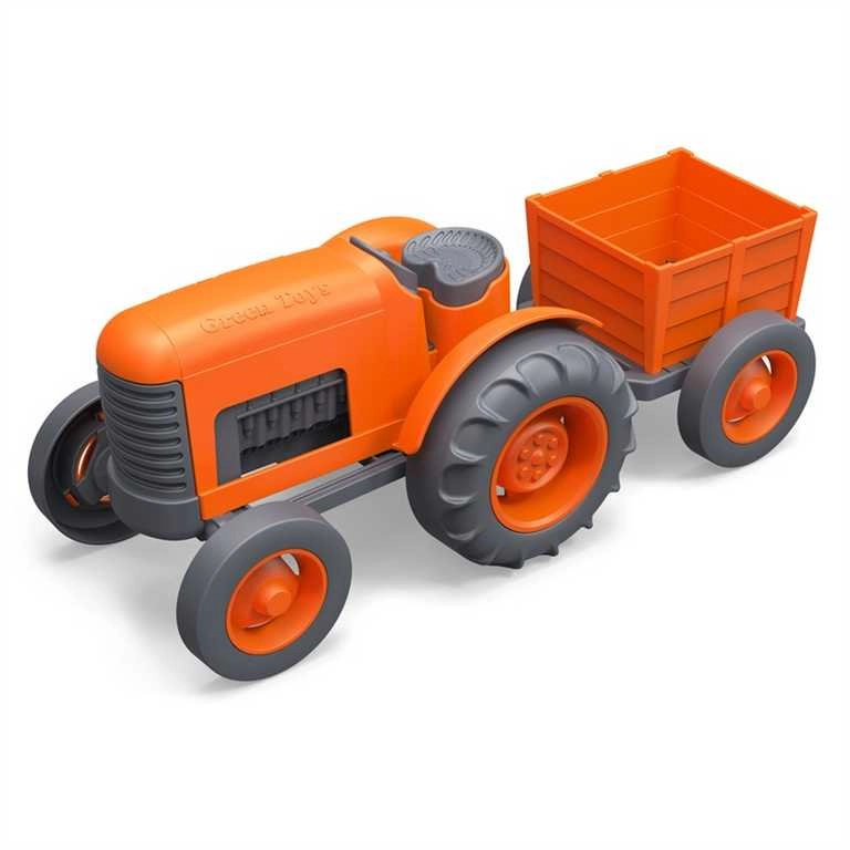 Green Toys Traktor s vlečkou