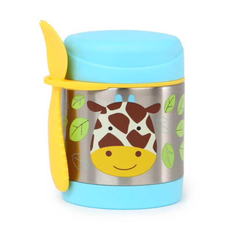 SKIP HOP Zoo Termoska na jídlo se lžičko/vidličkou Lama 325ml, 12m+