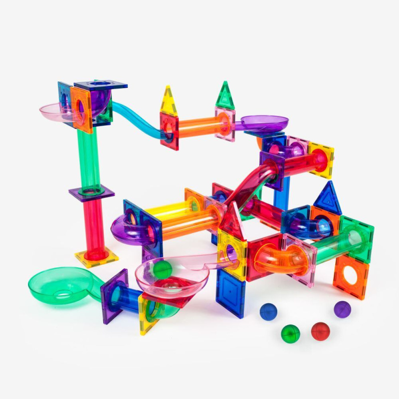 Magnetická stavebnice PICASSO – 100 ks kuličková dráha