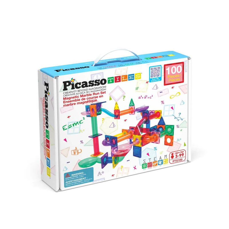 Magnetická stavebnice PICASSO – 100 ks kuličková dráha