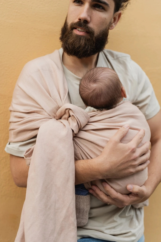 Boba ring wrap šátek na nošení dětí peony