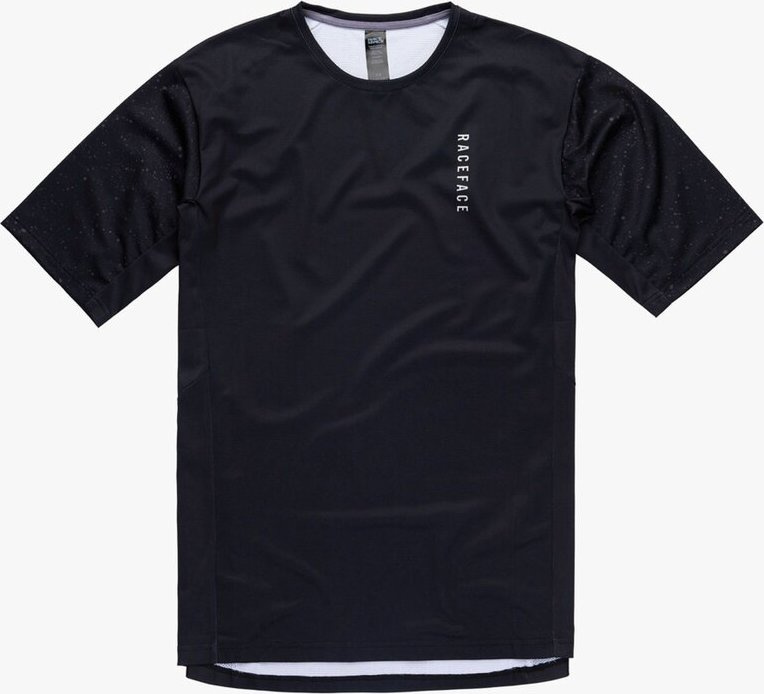 RACE FACE SOFTGOODS Pánský cyklistický dres RACE FACE Indy černý Barva: černá, Velikost: L