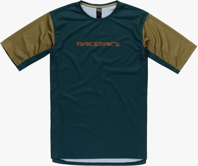 RACE FACE SOFTGOODS Pánský cyklistický dres RACE FACE Indy modrý Barva: Modrá, Velikost: XXL