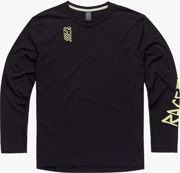 RACE FACE SOFTGOODS Pánský cyklistický dres RACE FACE Commit Tech černý Barva: černá, Velikost: M