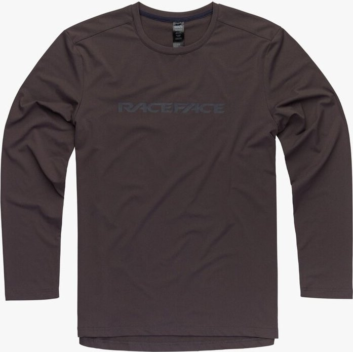 RACE FACE SOFTGOODS Pánský cyklistický dres RACE FACE Commit Tech šedý Barva: černá, Velikost: L