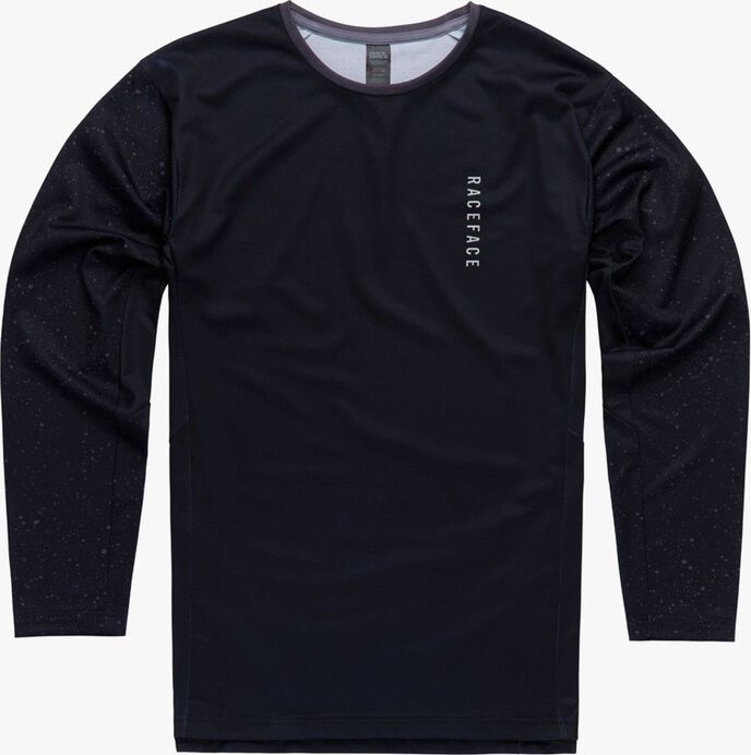 RACE FACE SOFTGOODS Pánský cyklistický dres RACE FACE Indy černý Barva: černá, Velikost: XL