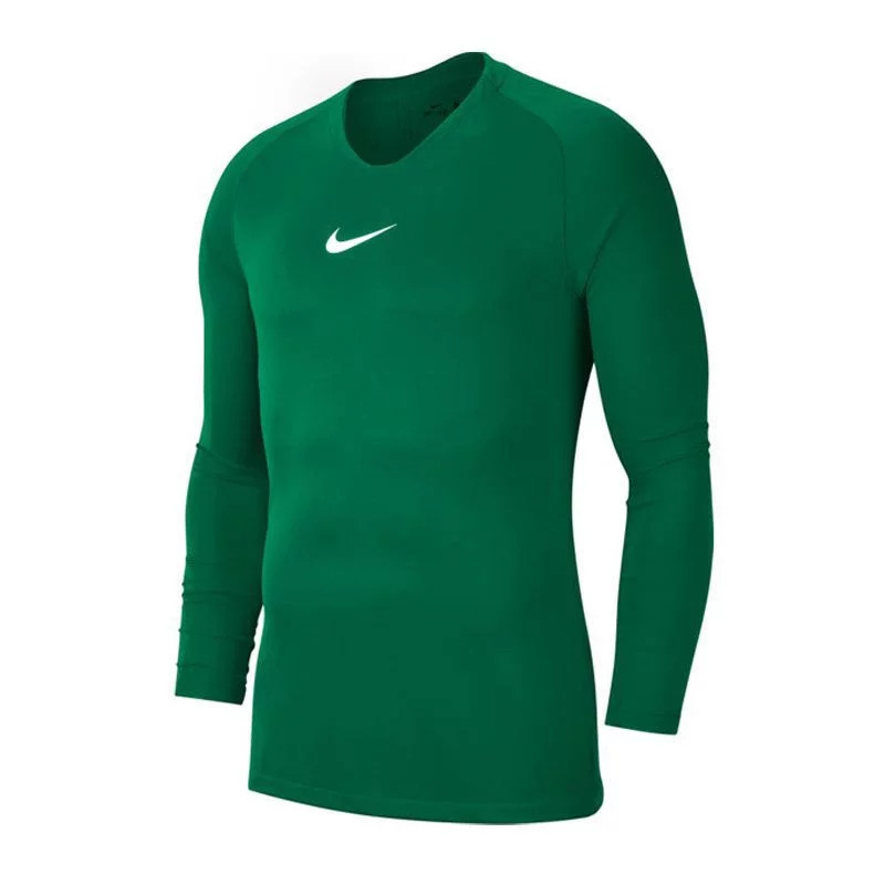 Dětské junior termo tričko Dry Park  AV2611-302 Tmavě zelená - Nike tmavě zelená 122-128