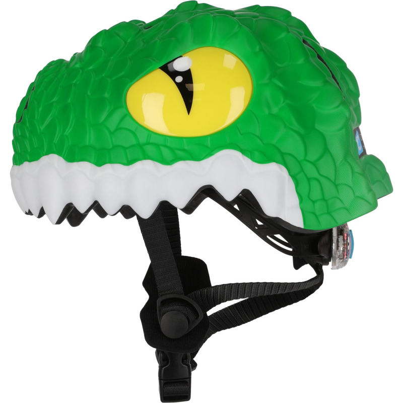 Crazy Safety Crocodile, cyklistická helma, junior, zelená