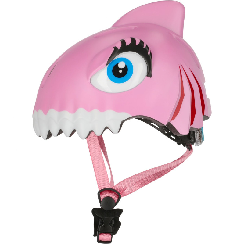 Crazy Safety Shark, cyklistická helma, junior, pink