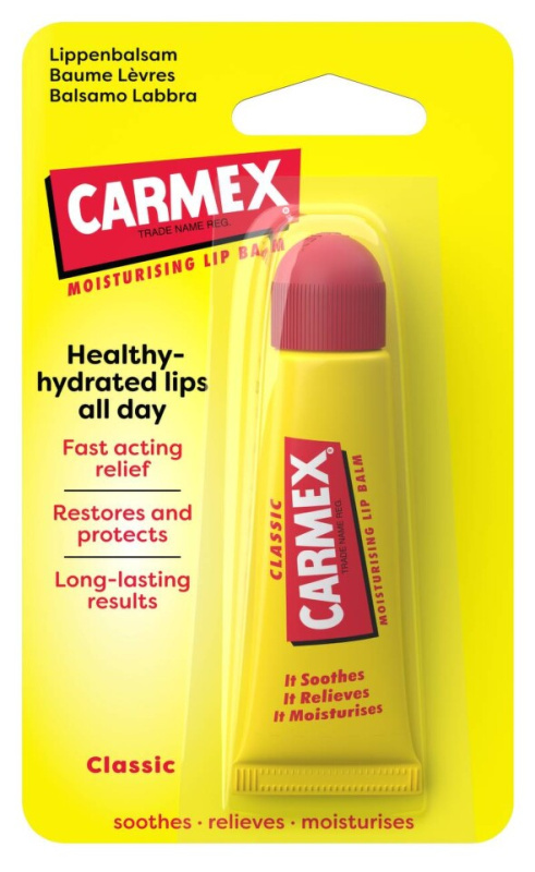Carmex Carmex Original Tube ochranný a zklidňující balzám na suché a popraskané rty 10 g