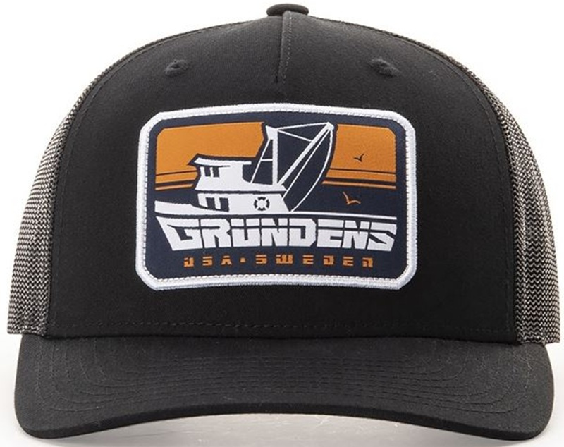 Grundéns kšiltovka commercial boat trucker černá