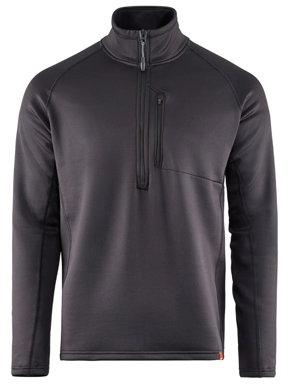Grundéns termoprádlo grundies thermal 1/2 zip black - m