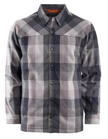 Grundéns košile bankside lined shacket anchor plaid - s